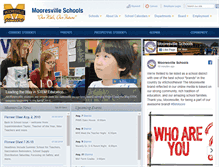 Tablet Screenshot of mooresvilleschools.org